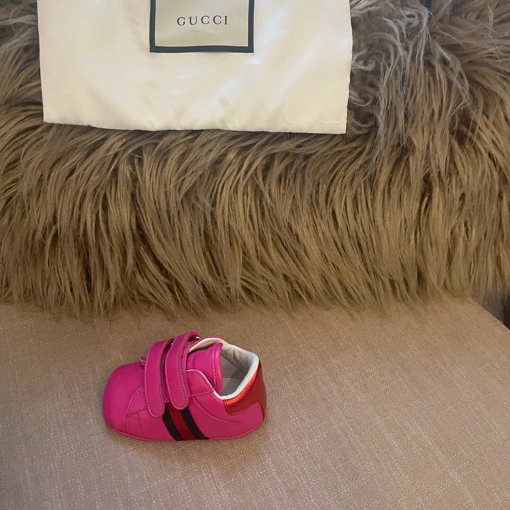 Authentic Gucci Ace Crib Shoe